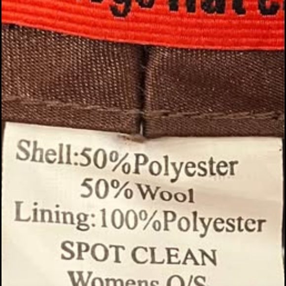 San Diego Hat Company WOOL Red and Cream Tweed Cap - Picture 5 of 12